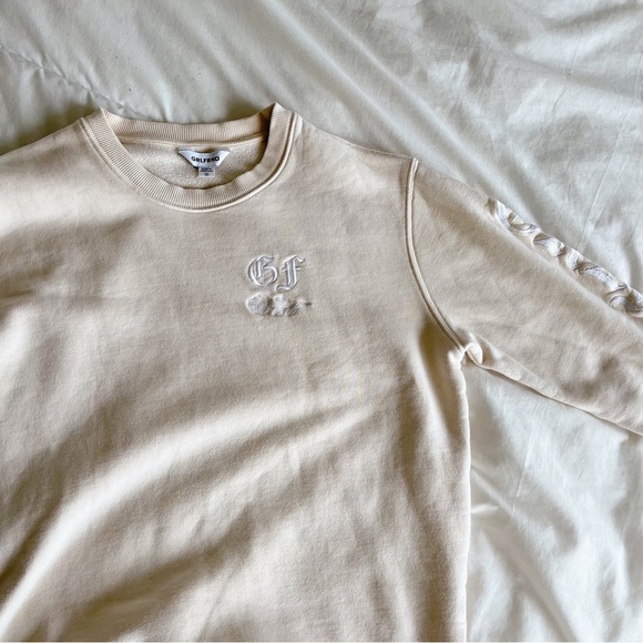 Cream GRLFRND Crewneck - Picture 1 of 3